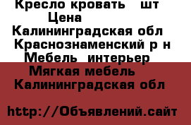 Кресло кровать 2 шт › Цена ­ 10 000 - Калининградская обл., Краснознаменский р-н Мебель, интерьер » Мягкая мебель   . Калининградская обл.